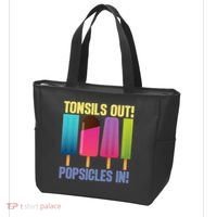 Tonsils Out Popsicles In Tonsillectomy Removal Surgery Tote Bag thumb 3