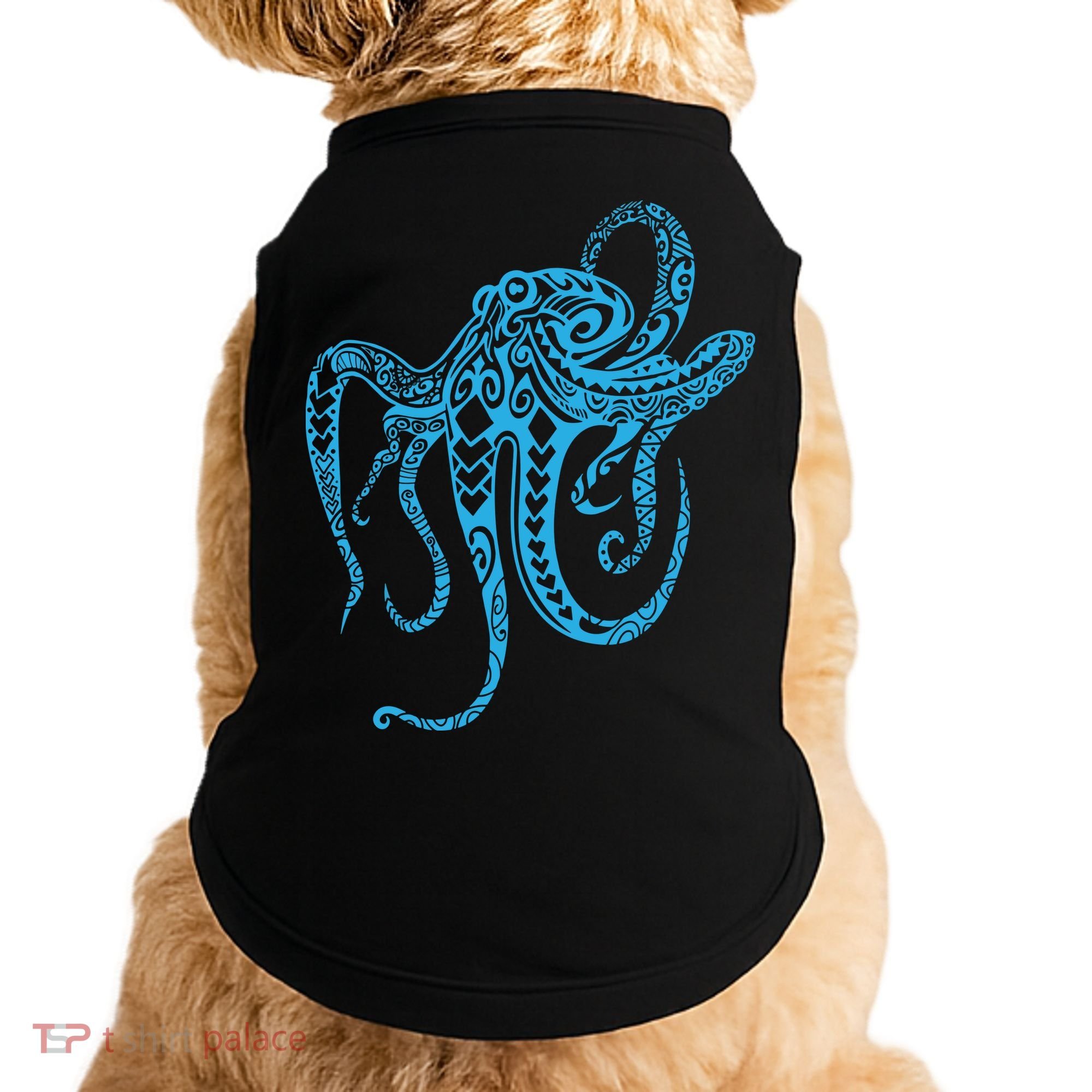 Tribal Octopus Polynesian Tribal Octopus Doggie Tank