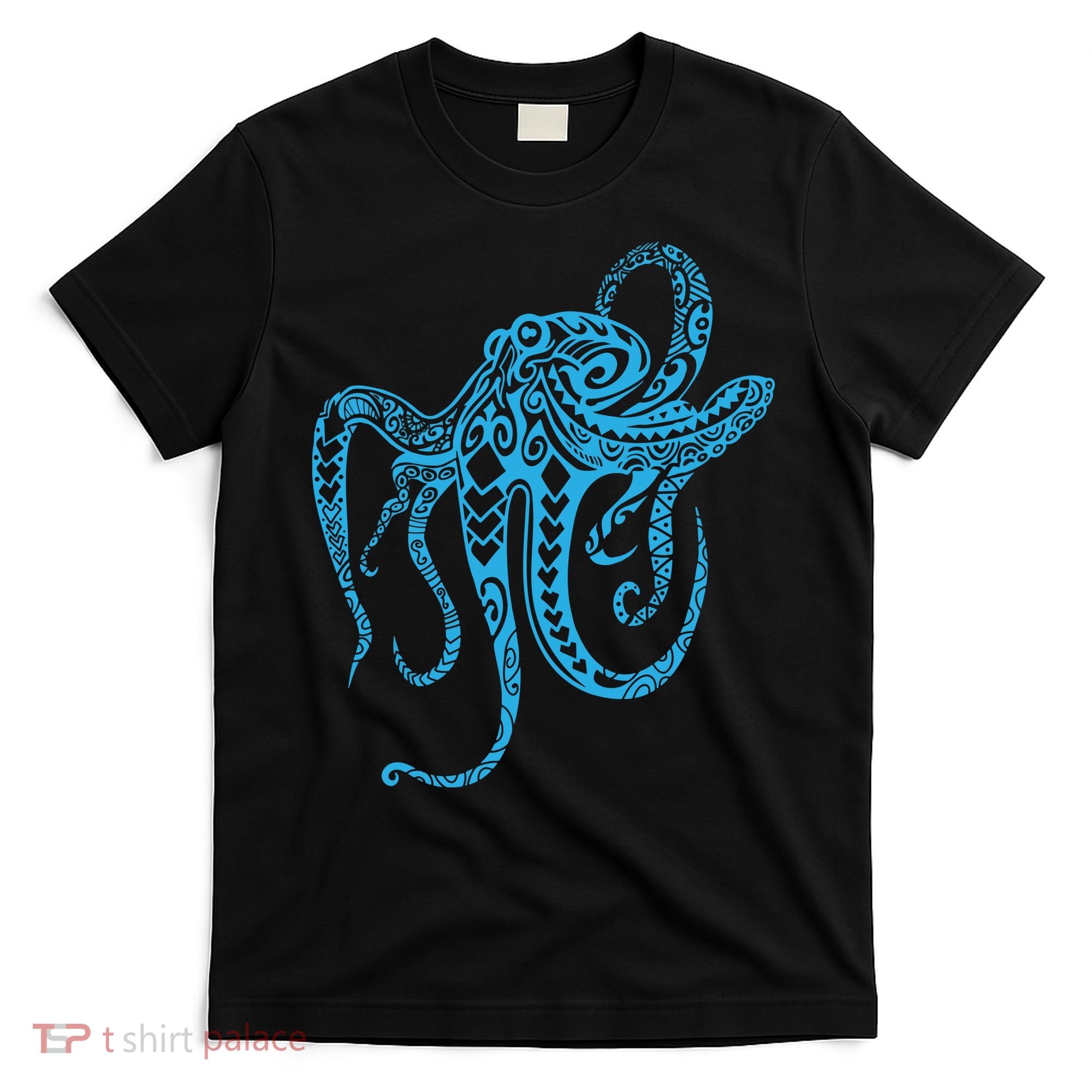 Tribal Octopus Polynesian Tribal Octopus T-Shirt
