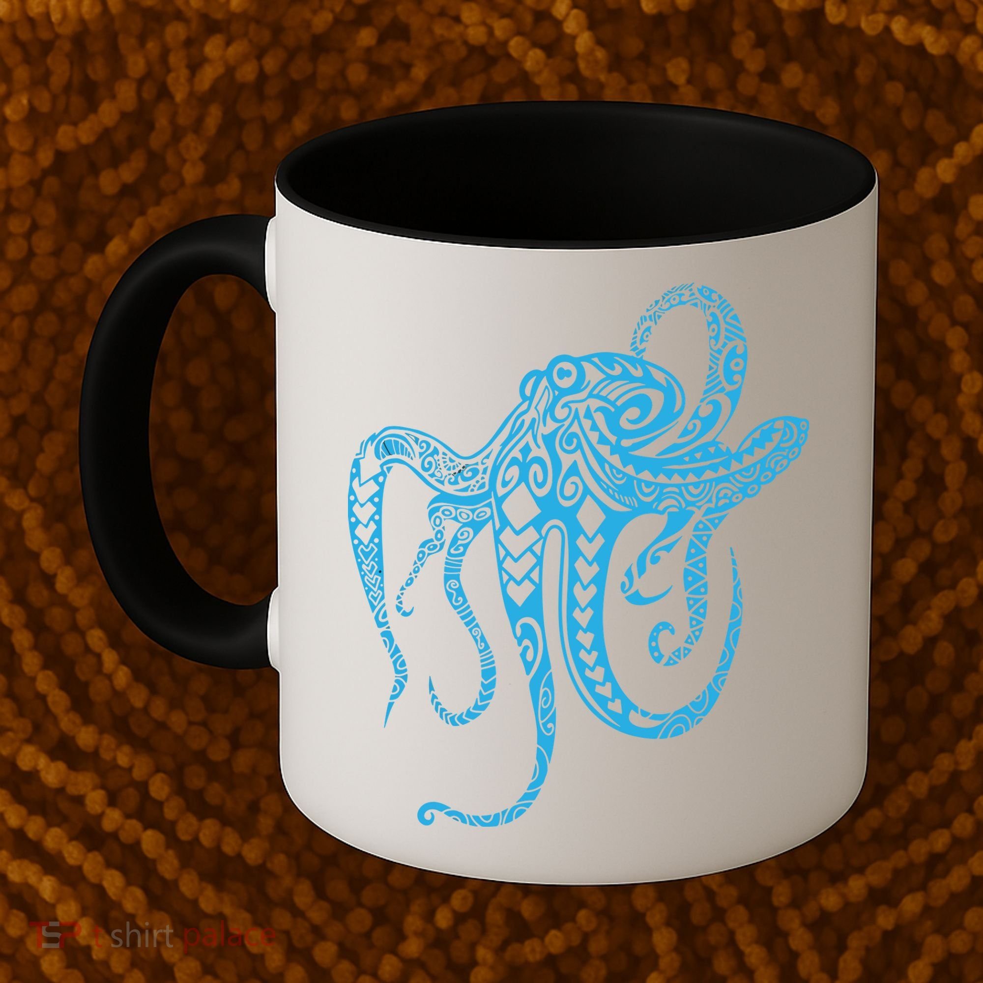 Tribal Octopus Polynesian Tribal Octopus Coffee Mug