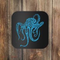 Tribal Octopus Polynesian Tribal Octopus Coaster thumb 0