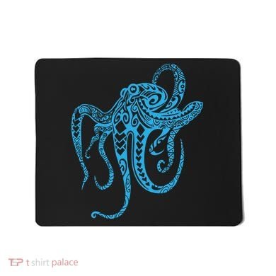 Tribal Octopus Polynesian Tribal Octopus Mousepad