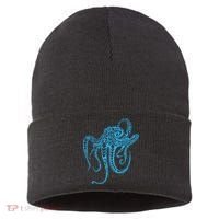Tribal Octopus Polynesian Tribal Octopus Sustainable Knit Beanie thumb 0