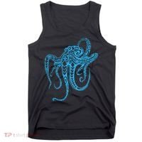 Tribal Octopus Polynesian Tribal Octopus Tank Top thumb 0