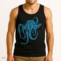 Tribal Octopus Polynesian Tribal Octopus Tank Top thumb 3