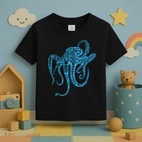 Tribal Octopus Polynesian Tribal Octopus Toddler T-Shirt thumb 3