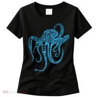 Tribal Octopus Polynesian Tribal Octopus Women's T-Shirt thumb 0