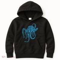 Tribal Octopus Polynesian Tribal Octopus Kids Hoodie thumb 0
