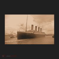 Titanic Original Photo Sepia 1912 Women's Sweatshirt thumb 2