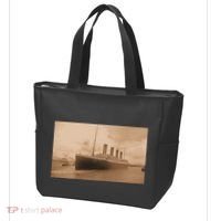 Titanic Original Photo Sepia 1912 Tote Bag thumb 3