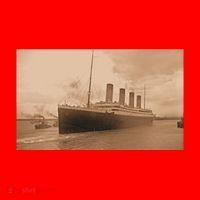Titanic Original Photo Sepia 1912 Santa Hat thumb 1