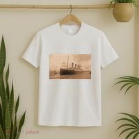 Titanic Original Photo Sepia 1912 T-Shirt thumb 2