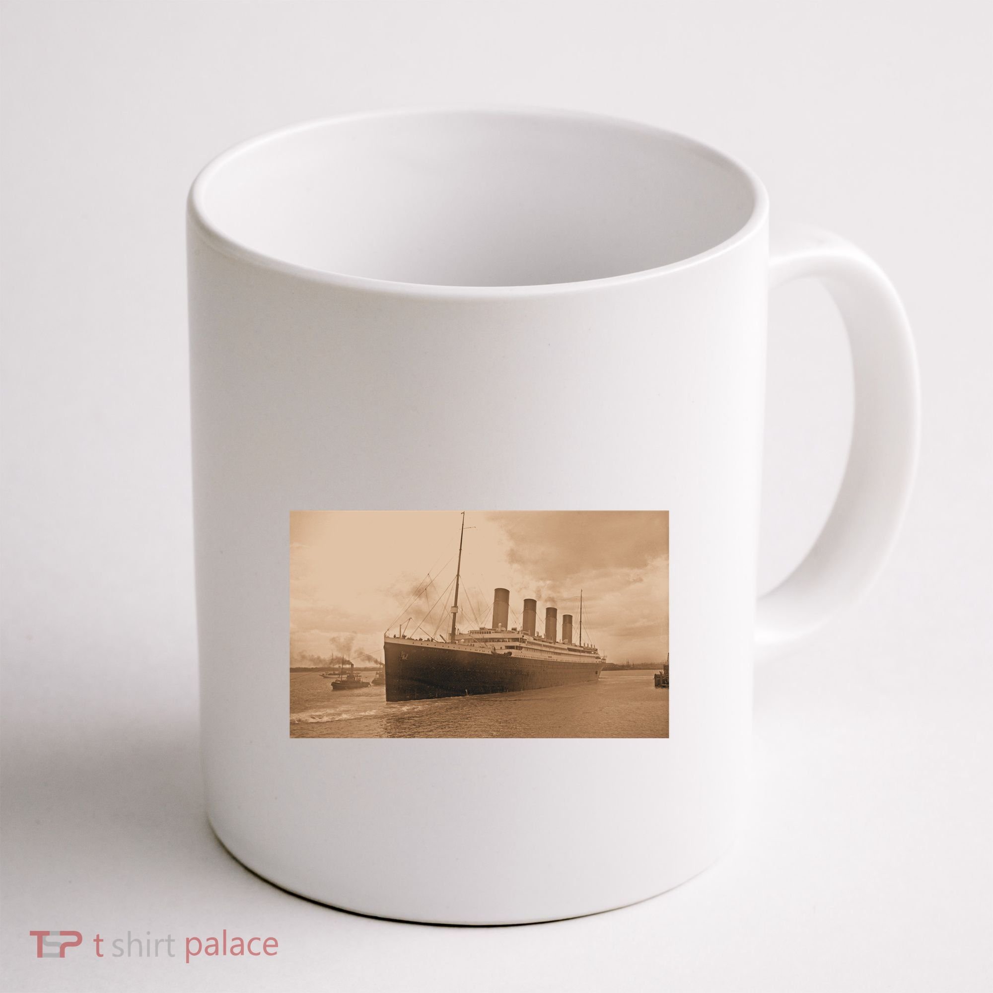 Titanic Original Photo Sepia 1912 Coffee Mug