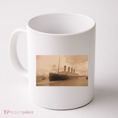 Titanic Original Photo Sepia 1912 Coffee Mug
