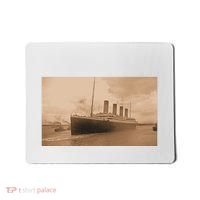 Titanic Original Photo Sepia 1912 Mousepad thumb 0