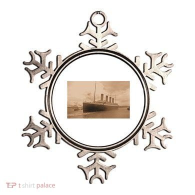 Titanic Original Photo Sepia 1912 Ornament