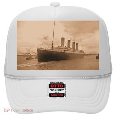 Titanic Original Photo Sepia 1912 Hat