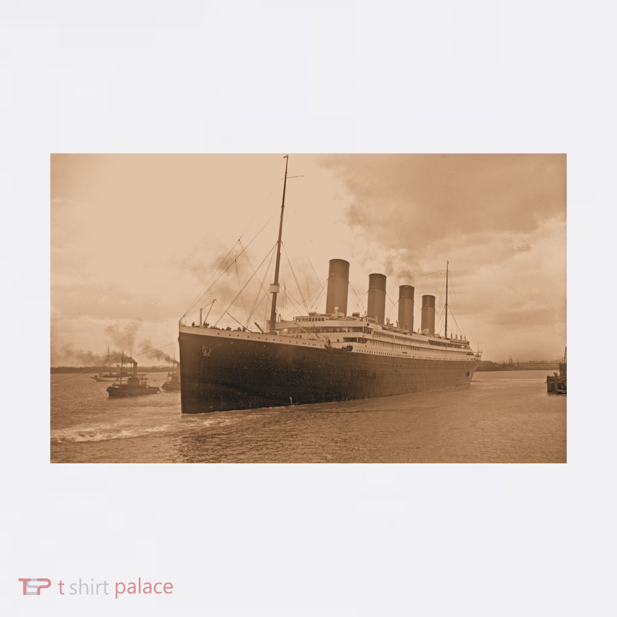 Titanic Original Photo Sepia 1912 Hat
