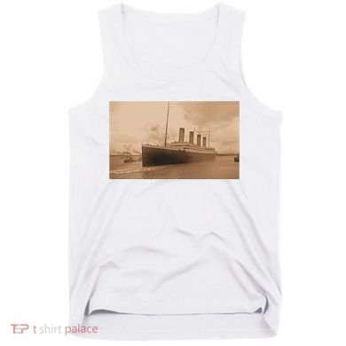 Titanic Original Photo Sepia 1912 Tank Top