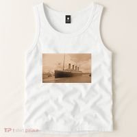 Titanic Original Photo Sepia 1912 Tank Top thumb 2