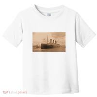 Titanic Original Photo Sepia 1912 Toddler T-Shirt thumb 0