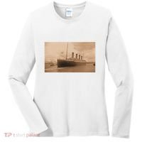Titanic Original Photo Sepia 1912 Women's Long Sleeve Shirt thumb 0
