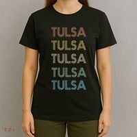 Tulsa Oklahoma Pride Vintage State Ok Retro 70s T-Shirt thumb 4