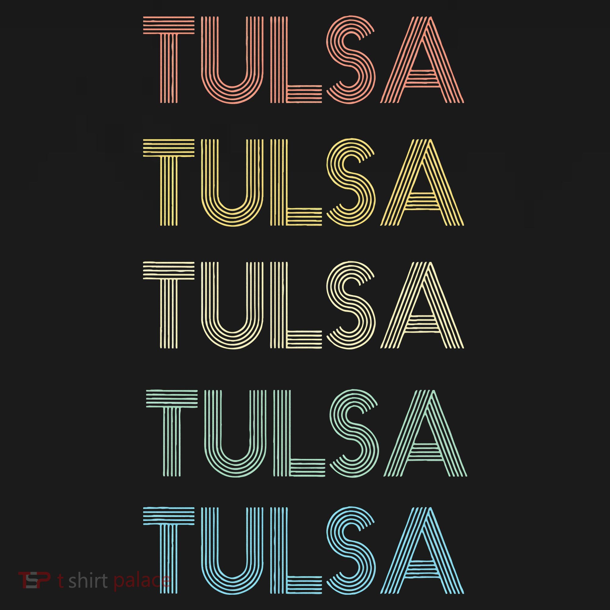 Tulsa Oklahoma Pride Vintage State Ok Retro 70s T-Shirt