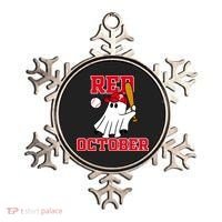 Take October Red October Philadelphia Ghost Baseball Halloween Ornament thumb 0