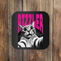The Og Rizzmaxxer Rizz Funny Rizzler Cat Selfie Coaster thumb 0