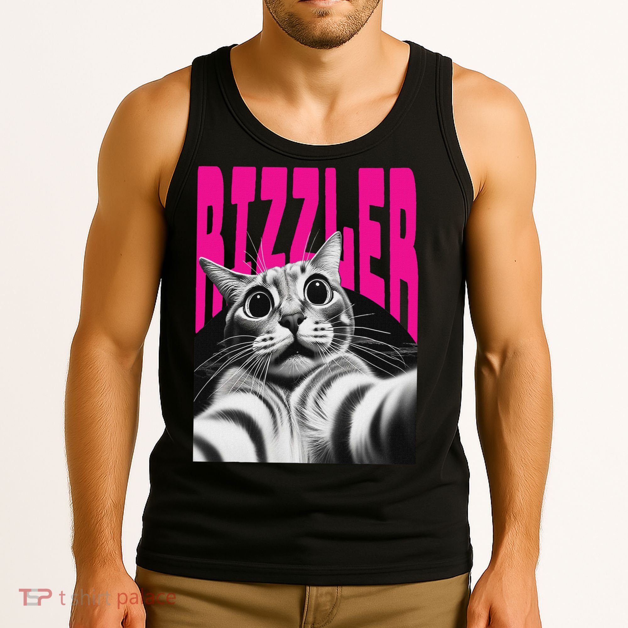 The Og Rizzmaxxer Rizz Funny Rizzler Cat Selfie Tank Top