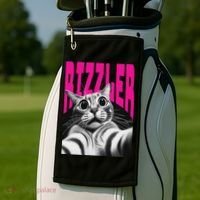 The Og Rizzmaxxer Rizz Funny Rizzler Cat Selfie Golf Towel thumb 2