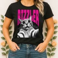 The Og Rizzmaxxer Rizz Funny Rizzler Cat Selfie Women's T-Shirt thumb 2