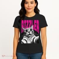 The Og Rizzmaxxer Rizz Funny Rizzler Cat Selfie Women's T-Shirt thumb 4