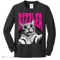The Og Rizzmaxxer Rizz Funny Rizzler Cat Selfie Kids Long Sleeve Shirt thumb 0