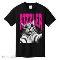 The Og Rizzmaxxer Rizz Funny Rizzler Cat Selfie Kids T-Shirt thumb 0