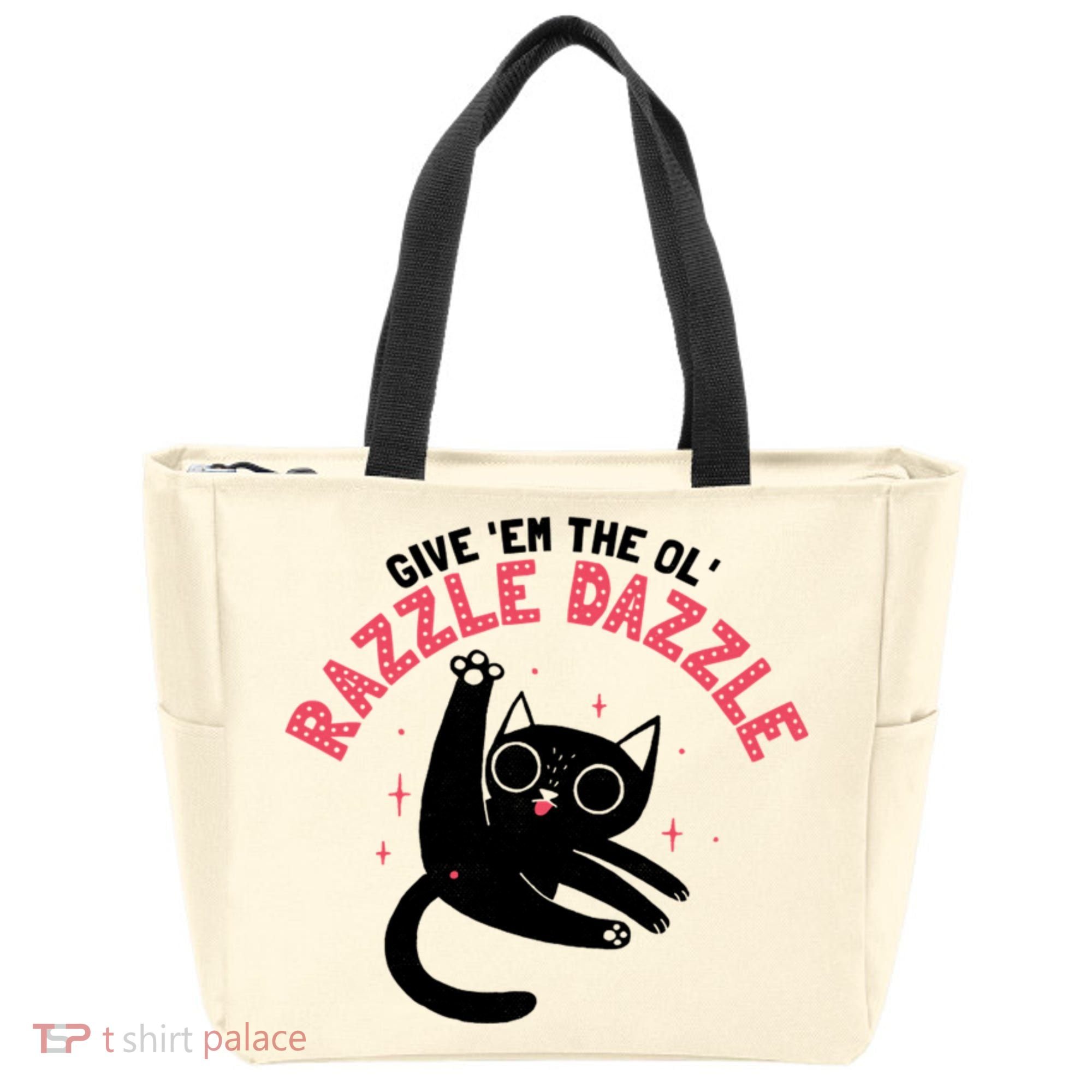 The Ol' Razzle Dazzle Cat Tote Bag