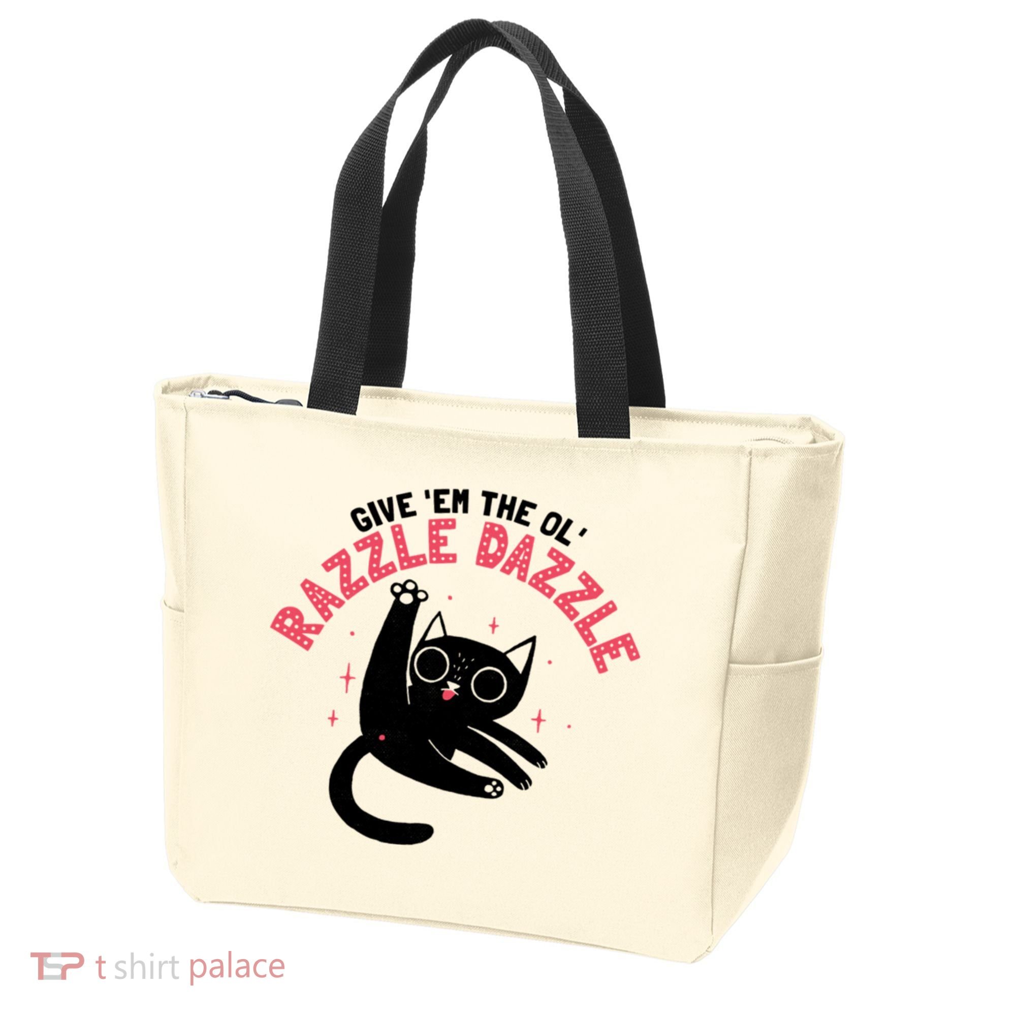 The Ol' Razzle Dazzle Cat Tote Bag