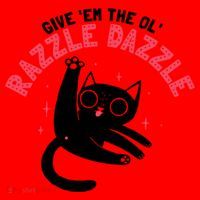 The Ol' Razzle Dazzle Cat Santa Hat thumb 1