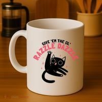 The Ol' Razzle Dazzle Cat Coffee Mug thumb 4
