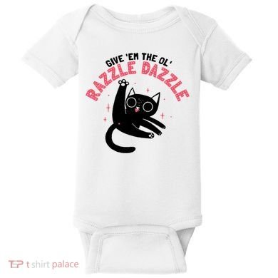 The Ol' Razzle Dazzle Cat Baby Bodysuit
