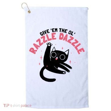 The Ol' Razzle Dazzle Cat Golf Towel