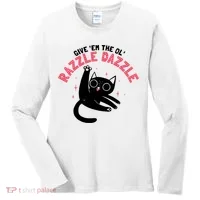 The Ol' Razzle Dazzle Cat Women's Long Sleeve Shirt thumb 0