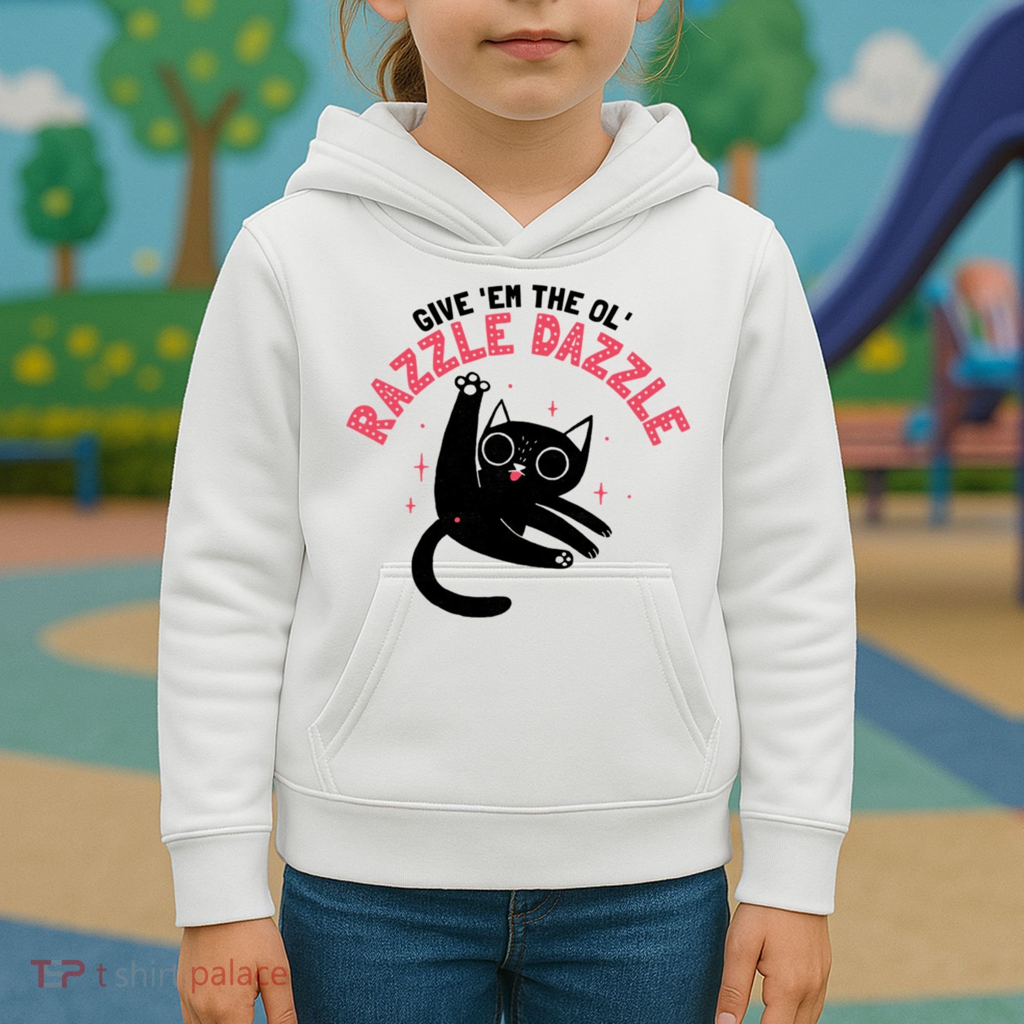 The Ol' Razzle Dazzle Cat Kids Hoodie