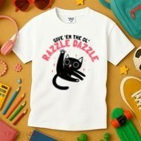 The Ol' Razzle Dazzle Cat Kids T-Shirt thumb 3