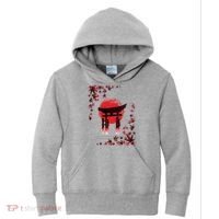 Torii Arch Sunset Maple Leaves Red Sun Kids Hoodie thumb 0