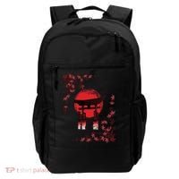 Torii Arch Sunset Maple Leaves Red Sun Backpack thumb 0