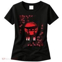 Torii Arch Sunset Maple Leaves Red Sun Women's T-Shirt thumb 0