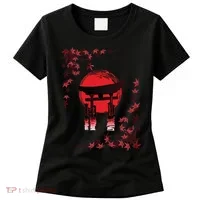 Torii Arch Sunset Maple Leaves Red Sun Women's T-Shirt thumb 0