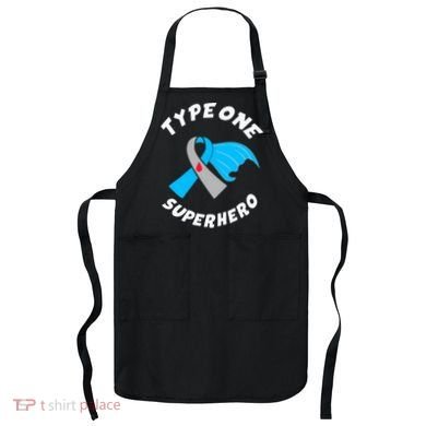 Type One Superhero Type 1 Diabetes Awareness Apron